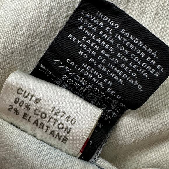 J Brand Distressed Light Wash Denim Jacket Size M - Picture 9 of 10